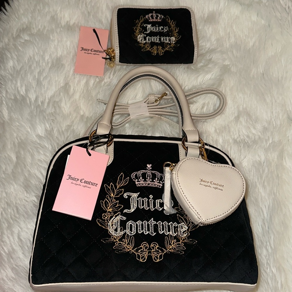 Juicy Couture Royal Moment Bowler with Wallet